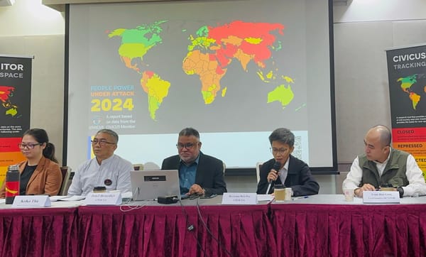 【新聞稿】CIVICUS Monitor: 2024年，亞太地區各國政府鎮壓抗議活動並將人權捍衛者定罪